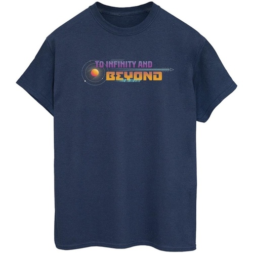 textil Mujer Camisetas manga larga Disney Lightyear Infinity And Beyond Text Azul