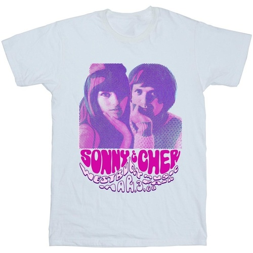 textil Niña Camisetas manga larga Sonny & Cher Westbury Music Fair Blanco
