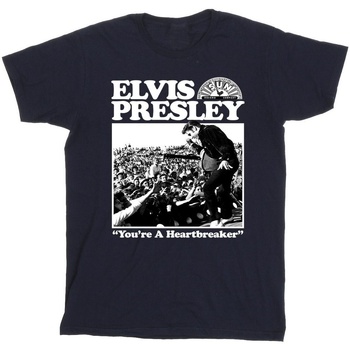 textil Niña Camisetas manga larga Elvis A Heartbreaker Azul