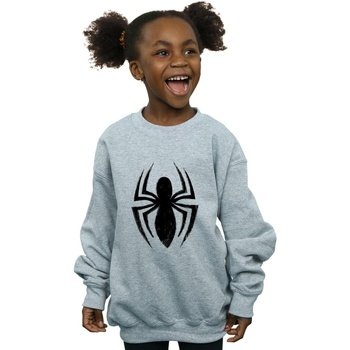 textil Niña Sudaderas Marvel Spider-Man Ultimate Spider Logo Gris