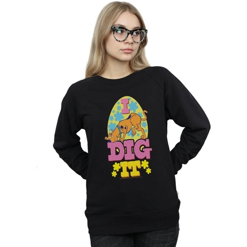 textil Mujer Sudaderas Scooby Doo Easter I Dig It Negro