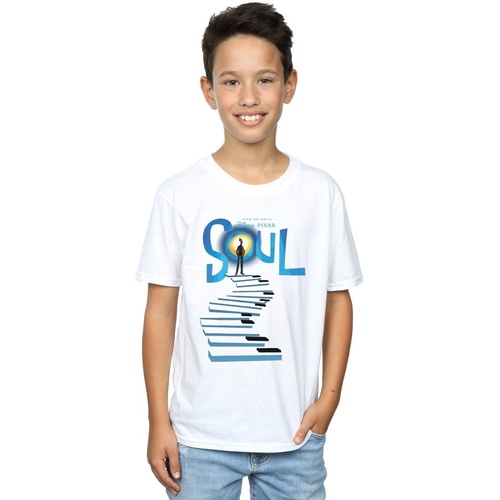 textil Niño Tops y Camisetas Disney Soul Poster Art Blanco