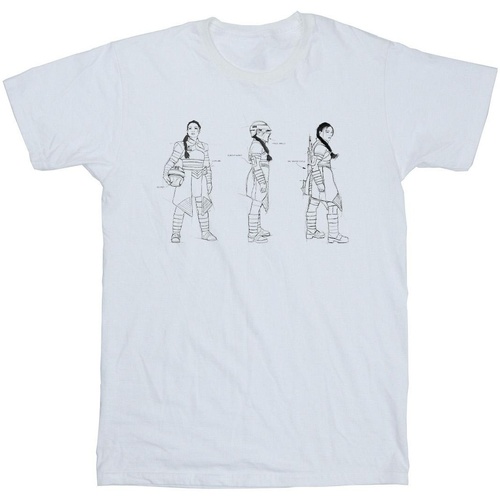 textil Niña Camisetas manga larga Disney The Book Of Boba Fett Fennec Concept Blanco