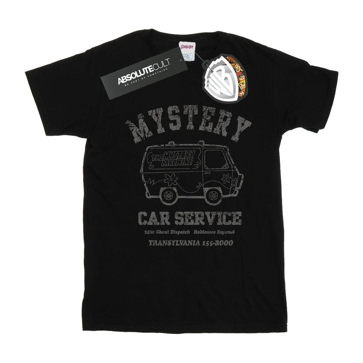 textil Niña Camisetas manga larga Scooby Doo Mystery Car Service Negro