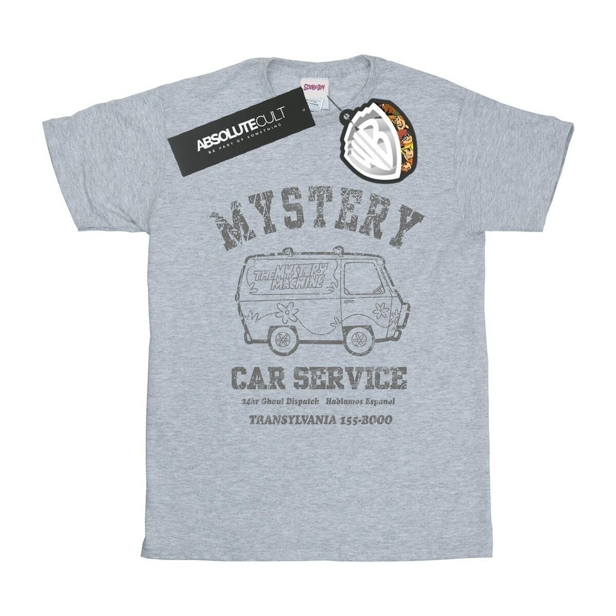 textil Niña Camisetas manga larga Scooby Doo Mystery Car Service Gris