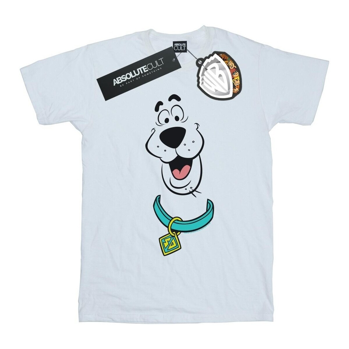 textil Niña Camisetas manga larga Scooby Doo Big Face Blanco