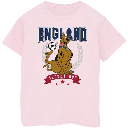 textil Niña Camisetas manga larga Scooby Doo England Football Rojo