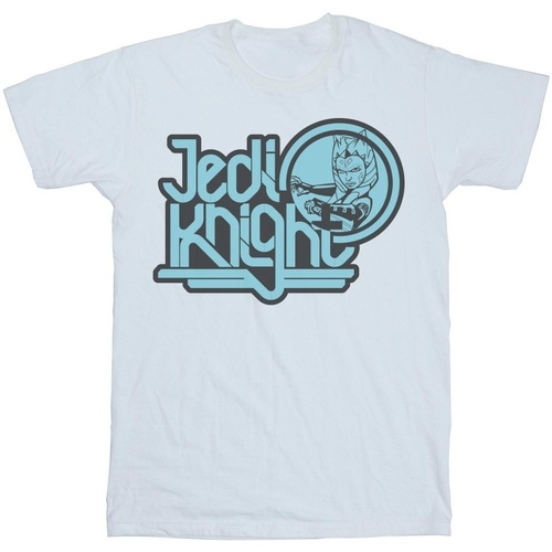textil Niña Camisetas manga larga Disney Clone Wars Jedi Knight Ahsoka Blanco
