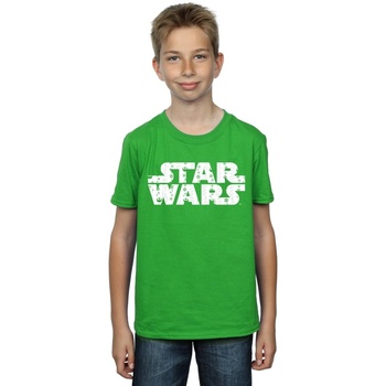 textil Niño Camisetas manga corta Disney Christmas Logo Verde