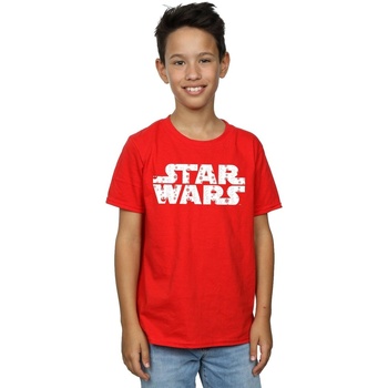 textil Niño Camisetas manga corta Disney Christmas Logo Rojo