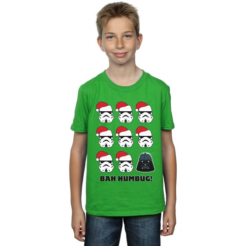 textil Niño Camisetas manga corta Disney Christmas Humbug Verde