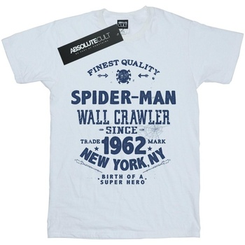 textil Niña Camisetas manga larga Marvel Spider-Man Finest Quality Blanco