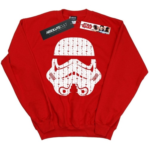 textil Niña Sudaderas Disney Christmas Stormtrooper Helmet Rojo