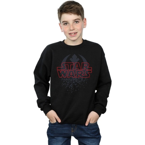 textil Niño Sudaderas Disney The Last Jedi Shattered Emblem Negro