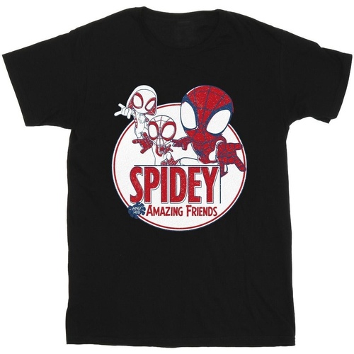 textil Niña Camisetas manga larga Marvel Spidey And His Amazing Friends Circle Negro