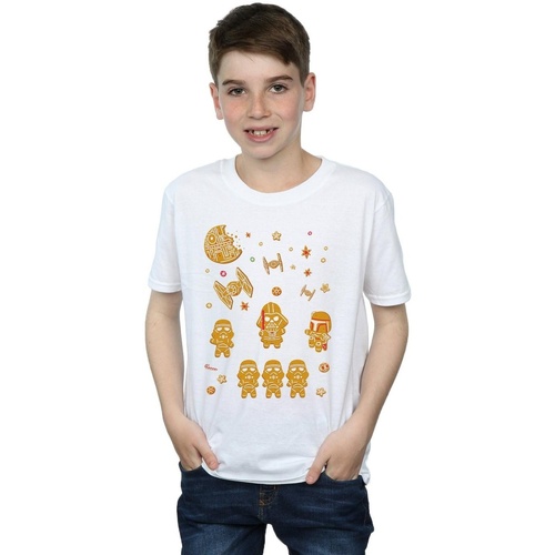 textil Niño Camisetas manga corta Disney Gingerbread Empire Blanco