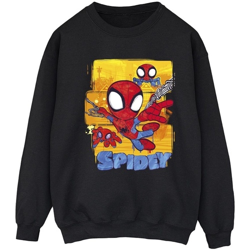 textil Mujer Sudaderas Marvel Spidey And His Amazing Friends Flying Negro
