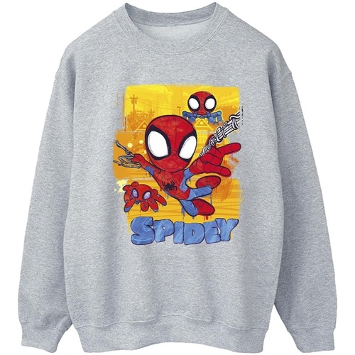 textil Mujer Sudaderas Marvel Spidey And His Amazing Friends Flying Gris