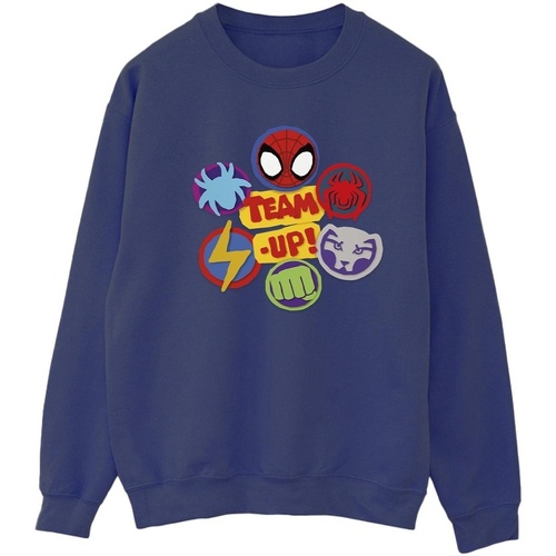 textil Mujer Sudaderas Marvel Spidey And His Amazing Friends Team Up Azul