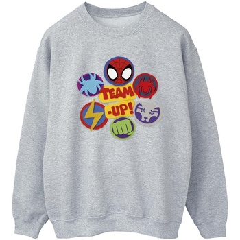 textil Mujer Sudaderas Marvel Spidey And His Amazing Friends Team Up Gris