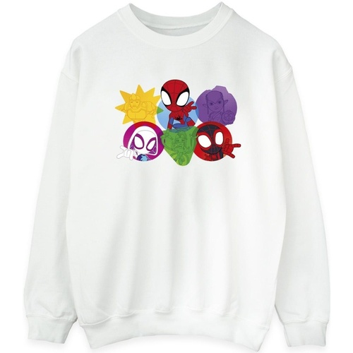 textil Mujer Sudaderas Marvel Spidey And His Amazing Friends Faces Blanco
