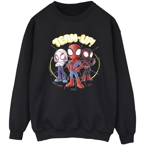 textil Mujer Sudaderas Marvel Spidey And His Amazing Friends Sketch Negro
