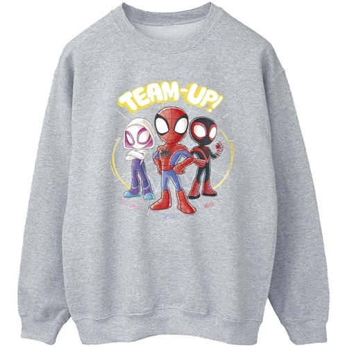 textil Mujer Sudaderas Marvel Spidey And His Amazing Friends Sketch Gris