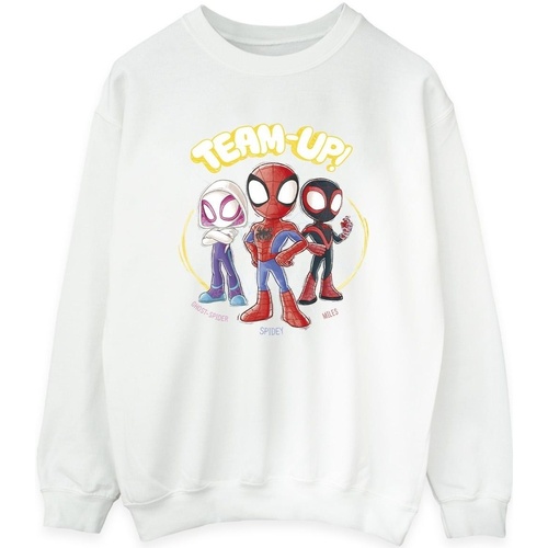 textil Mujer Sudaderas Marvel Spidey And His Amazing Friends Sketch Blanco