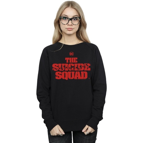 textil Mujer Sudaderas Dc Comics The Suicide Squad Movie Logo Negro