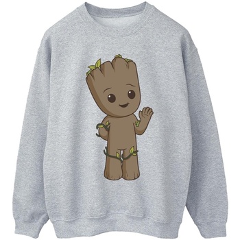 textil Hombre Sudaderas Marvel I Am Groot Cute Groot Gris