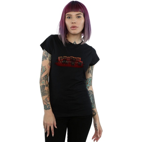 textil Mujer Camisetas manga larga A Nightmare On Elm Street Freddy Blocks Negro