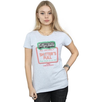 textil Mujer Camisetas manga larga National Lampoon´s Christmas Va Greyscale No Vacancy Gris
