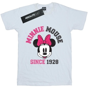 textil Mujer Camisetas manga larga Disney Mickey Mouse Since 1928 Blanco