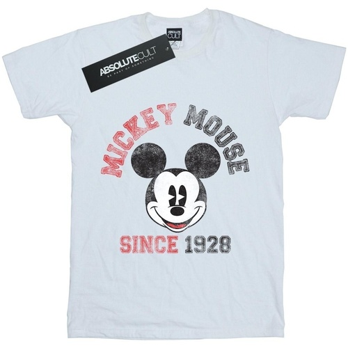 textil Mujer Camisetas manga larga Disney Minnie Mouse Since 1928 Blanco