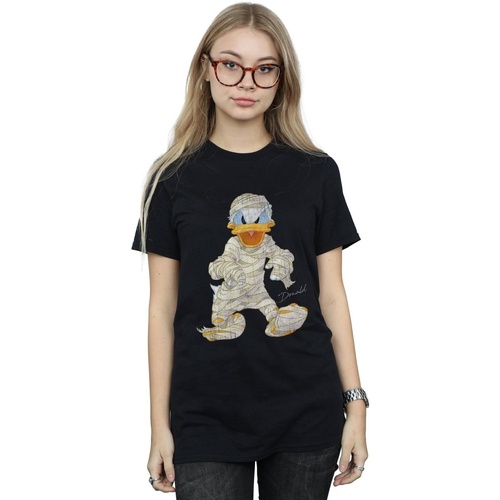 textil Mujer Camisetas manga larga Disney Mummy Donald Duck Negro