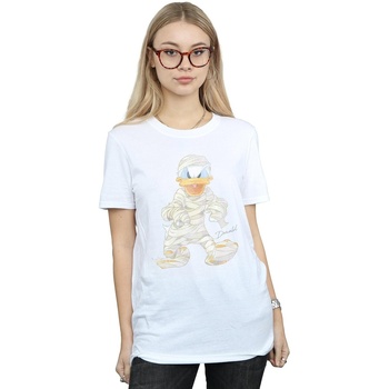 textil Mujer Camisetas manga larga Disney Mummy Donald Duck Blanco