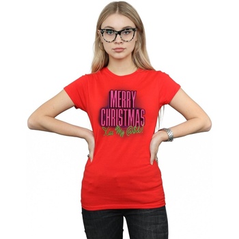 textil Mujer Camisetas manga larga National Lampoon´s Christmas Va  Rojo