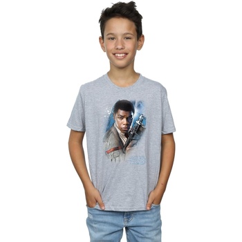 textil Niño Tops y Camisetas Disney The Last Jedi Finn Brushed Gris