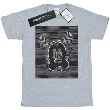 textil Mujer Camisetas manga larga Disney Mickey Mouse Magic Eye Gris