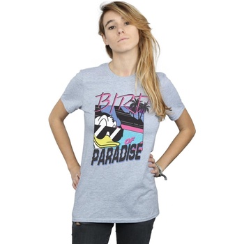 textil Mujer Camisetas manga larga Disney Donald Duck Bird Of Paradise Gris