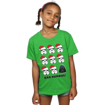 textil Niña Camisetas manga larga Disney Christmas Humbug Verde