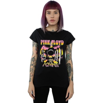 textil Mujer Camisetas manga larga Pink Floyd Live At Pompeii Volcano Negro