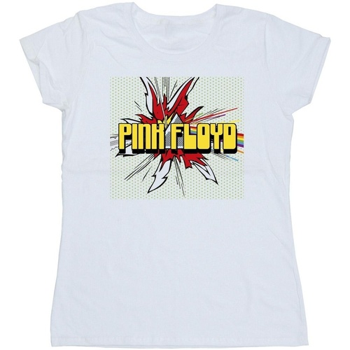 textil Mujer Camisetas manga larga Pink Floyd Pop Art Blanco