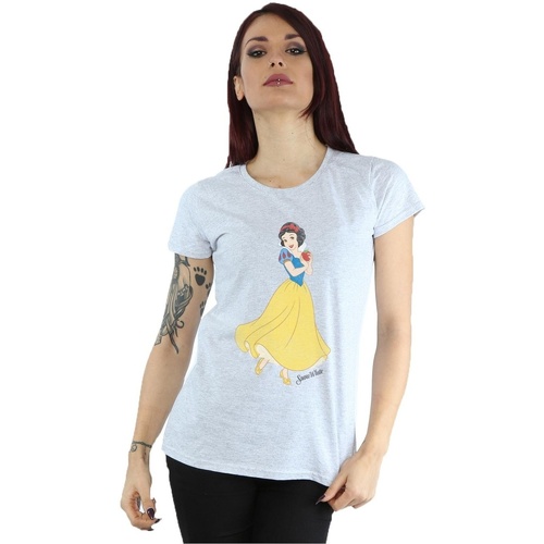 textil Mujer Camisetas manga larga Disney Classic Snow White Gris