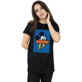 textil Mujer Camisetas manga larga Disney Mickey Mouse 90s Flash Negro