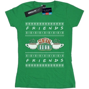 textil Mujer Camisetas manga larga Friends Fair Isle Central Perk Verde