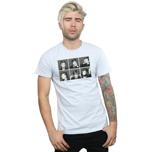 textil Hombre Camisetas manga larga David Bowie BI20838 Gris