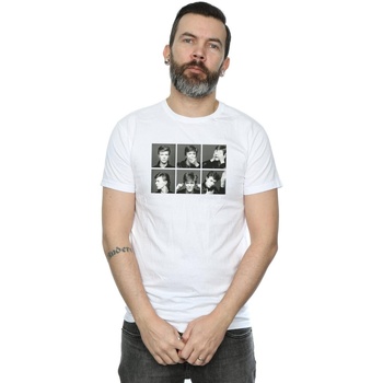 textil Hombre Camisetas manga larga David Bowie Photo Collage Blanco