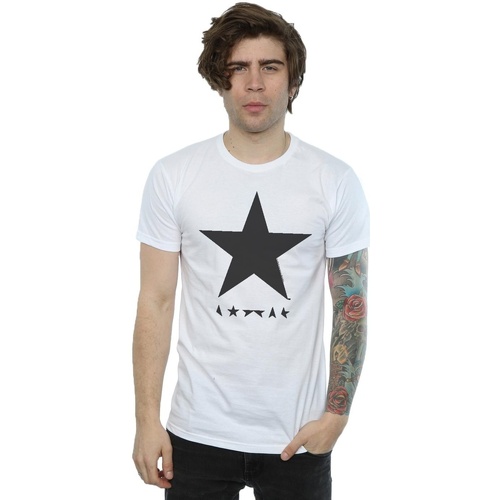 textil Hombre Camisetas manga larga David Bowie BI20839 Blanco