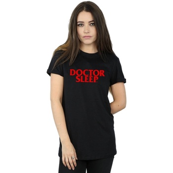 textil Mujer Camisetas manga larga Doctor Sleep Text Logo Negro